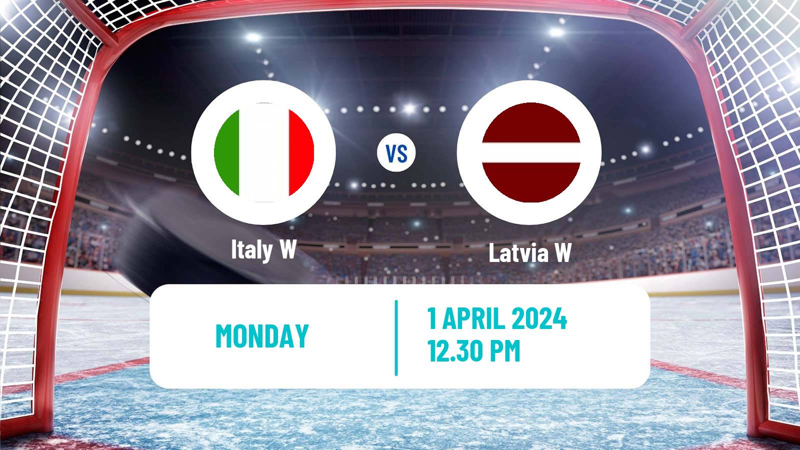 Hockey IIHF World Championship IB Women Italy W - Latvia W