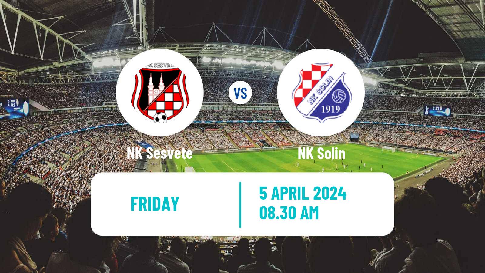 Soccer Croatian Prva NL Sesvete - Solin