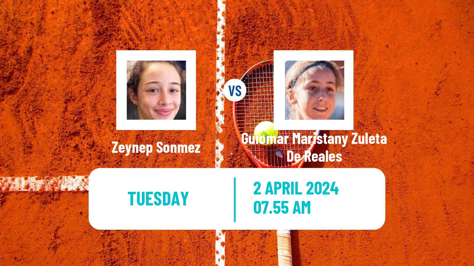 Tennis La Bisbal D Emporda Challenger Women Zeynep Sonmez - Guiomar Maristany Zuleta De Reales
