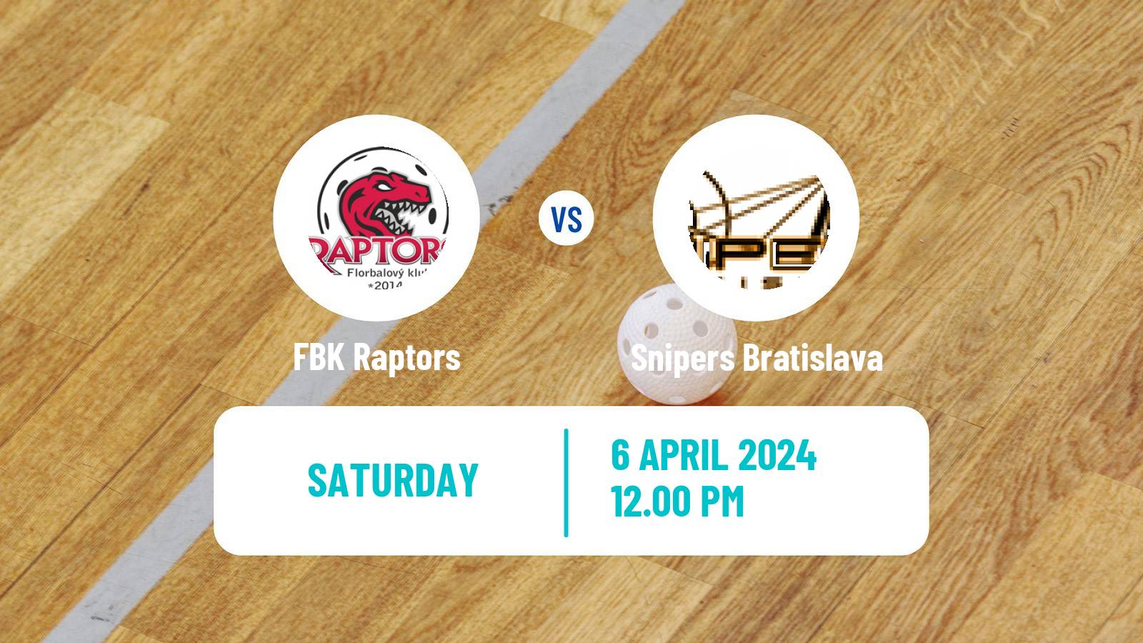 Floorball Slovak Extraliga Floorball Raptors - Snipers Bratislava