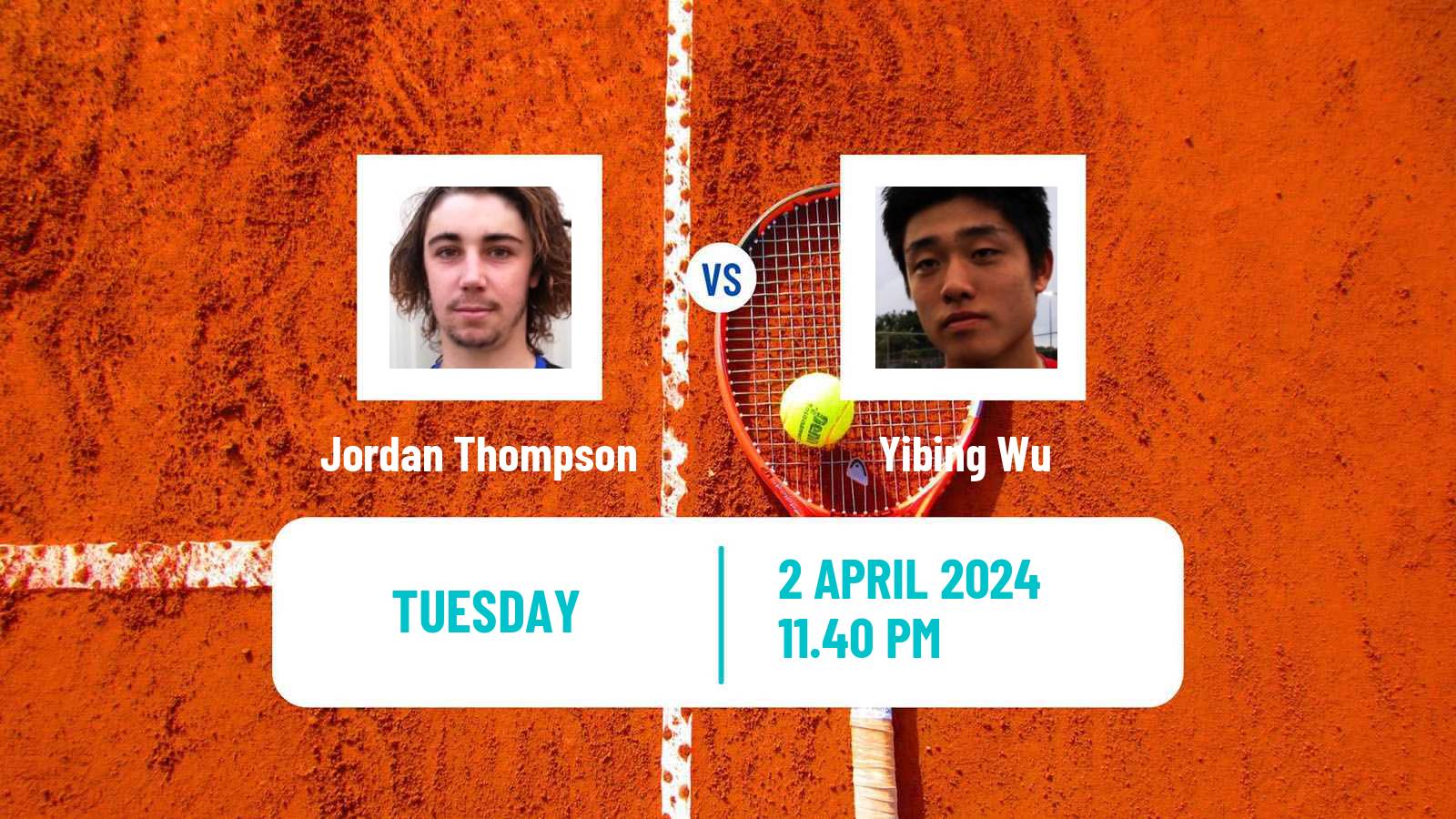 Tennis ATP Houston Jordan Thompson - Yibing Wu