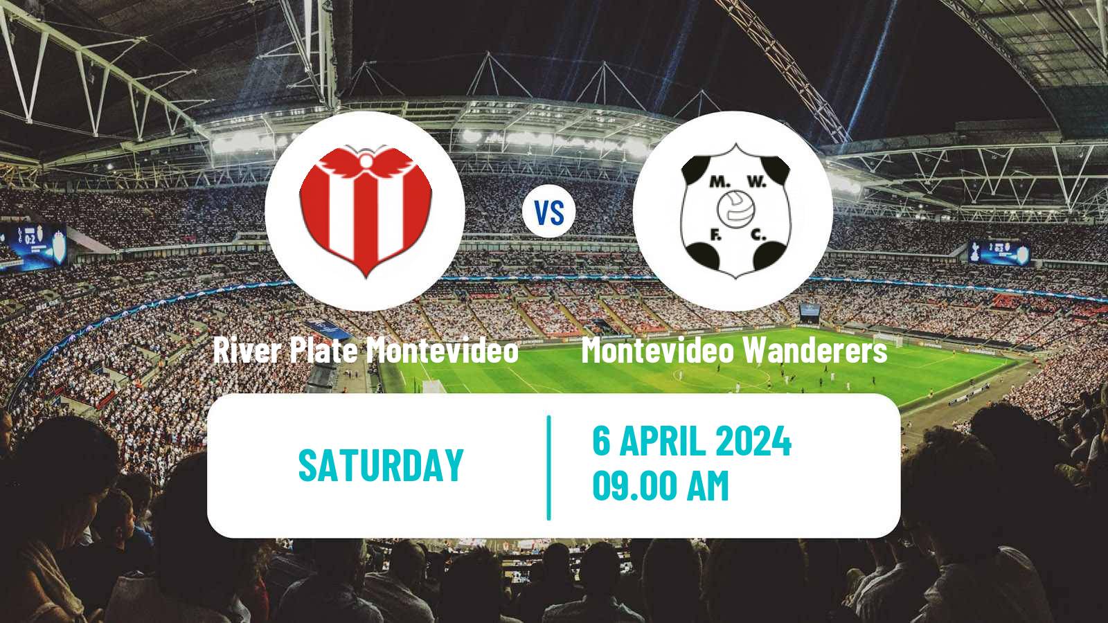 Soccer Uruguayan Primera Division River Plate Montevideo - Montevideo Wanderers