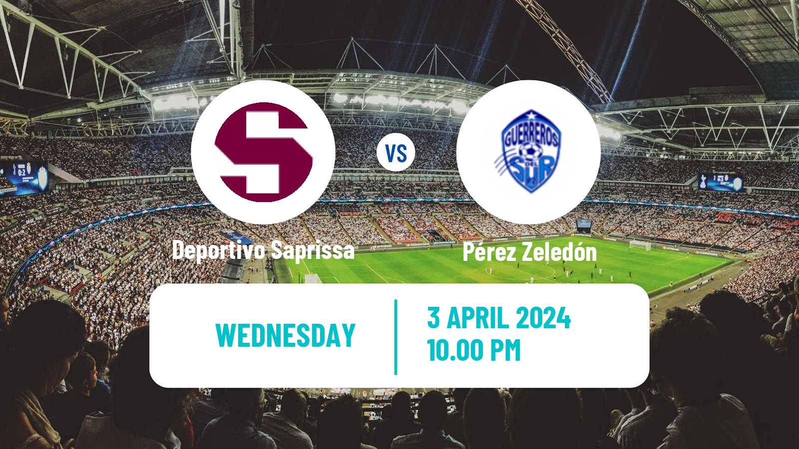 Soccer Costa Rican Primera Division Deportivo Saprissa - Pérez Zeledón