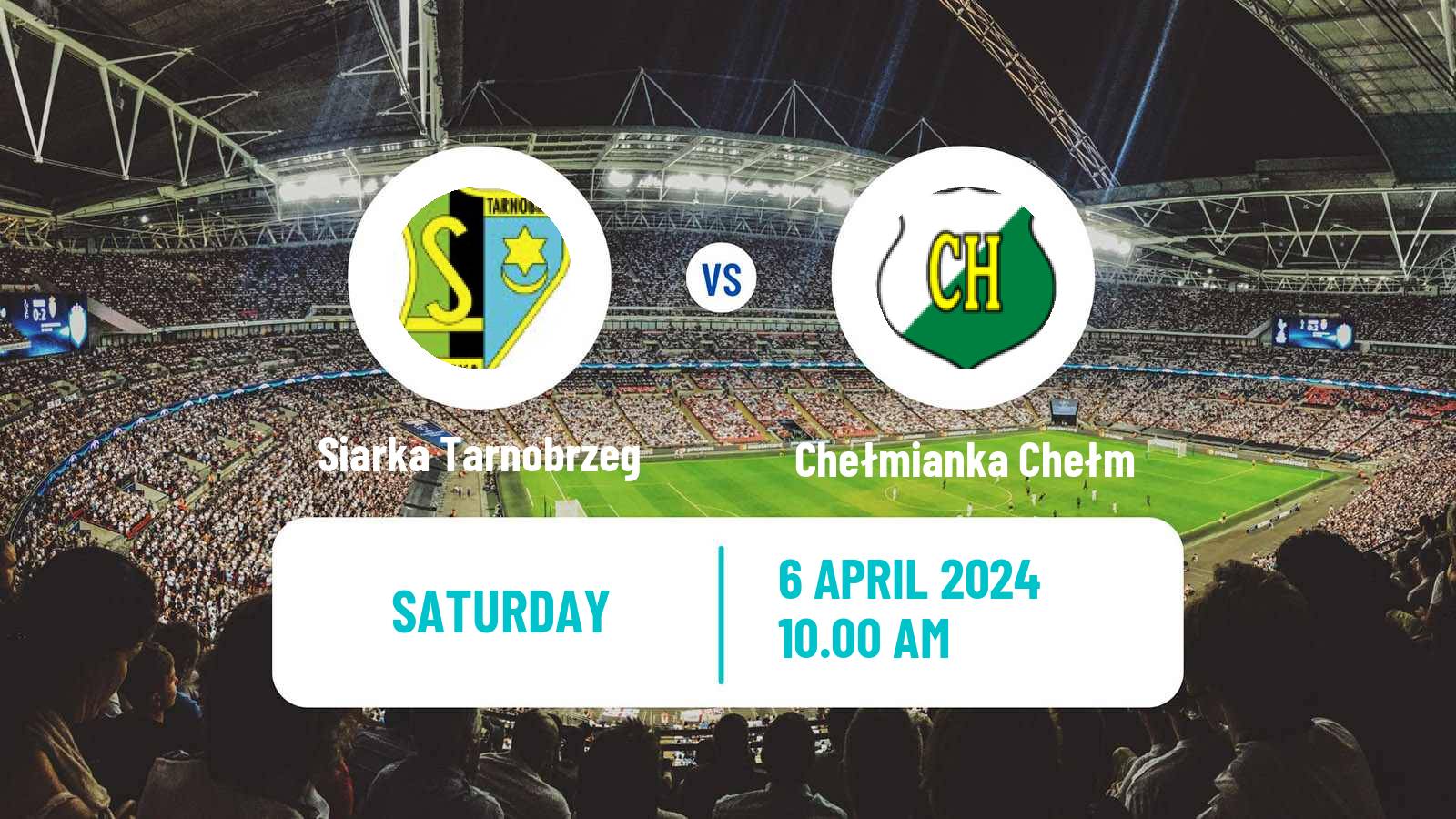 Soccer Polish Division 3 - Group IV Siarka Tarnobrzeg - Chełmianka Chełm
