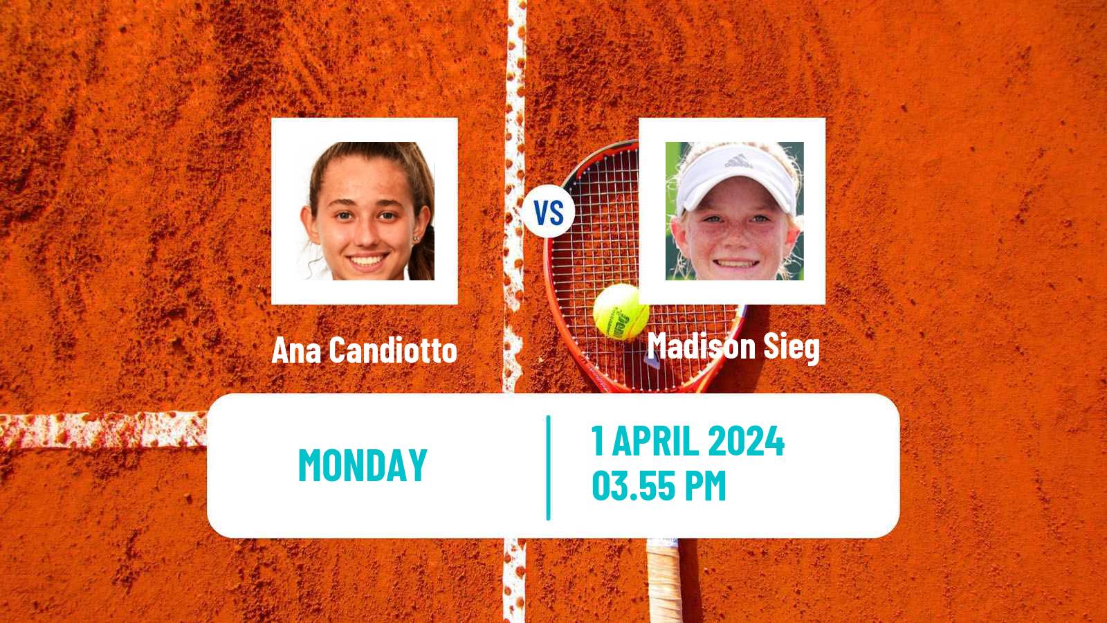 Tennis ITF W75 Florianopolis Women Ana Candiotto - Madison Sieg