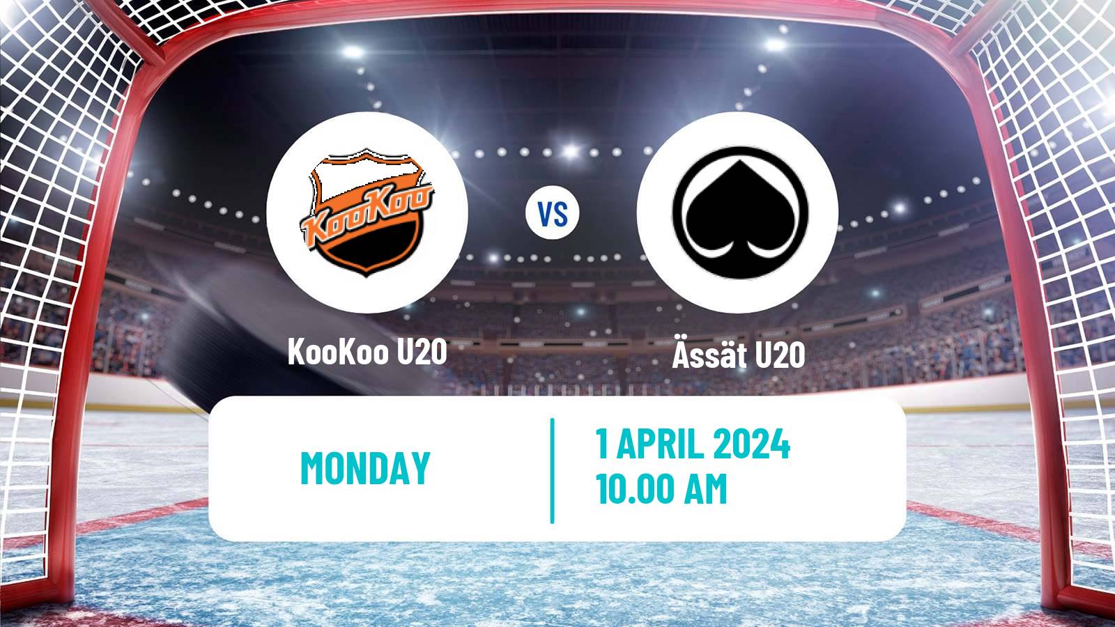 Hockey Finnish SM-sarja U20 KooKoo U20 - Ässät U20