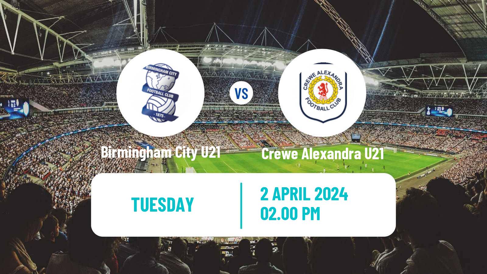 Soccer English Professional Development League Birmingham City U21 - Crewe Alexandra U21