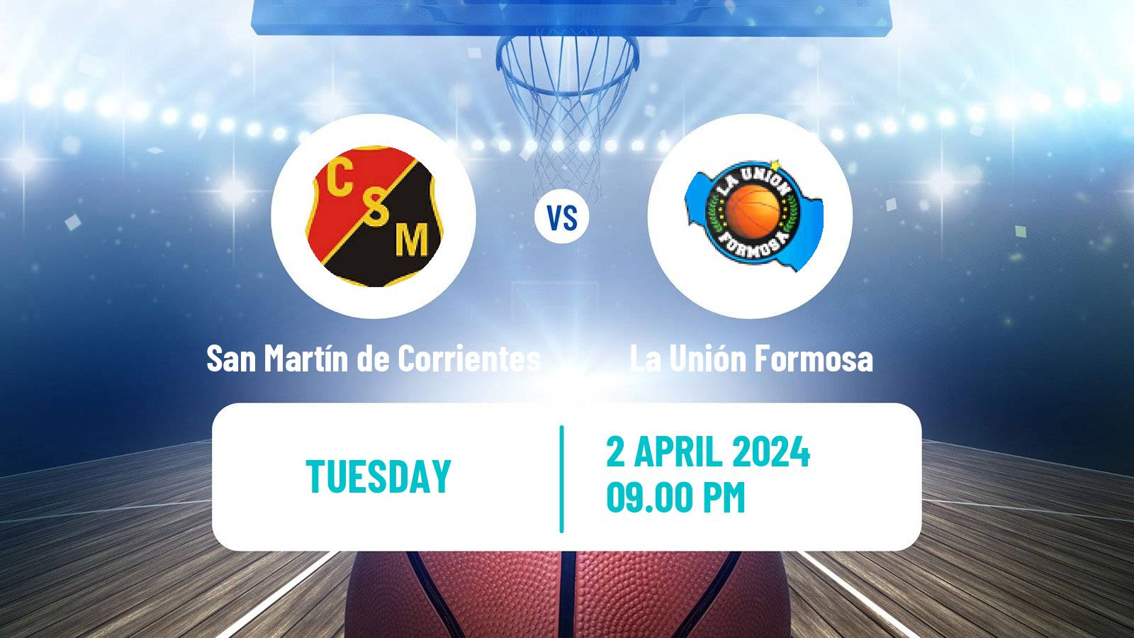 Basketball Argentinian LNB San Martín de Corrientes - La Unión Formosa