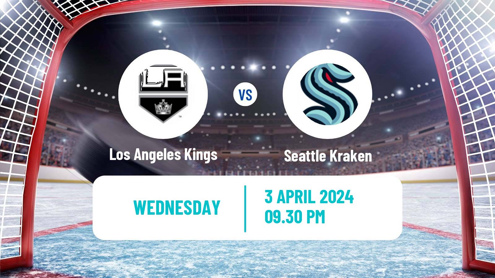 Hockey NHL Los Angeles Kings - Seattle Kraken