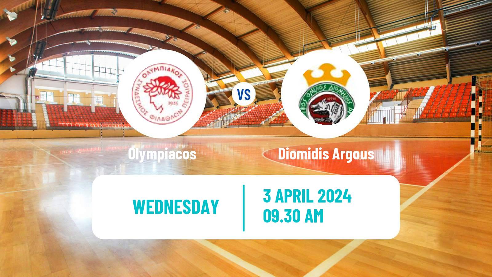 Handball Greek A1 Handball Olympiacos - Diomidis Argous