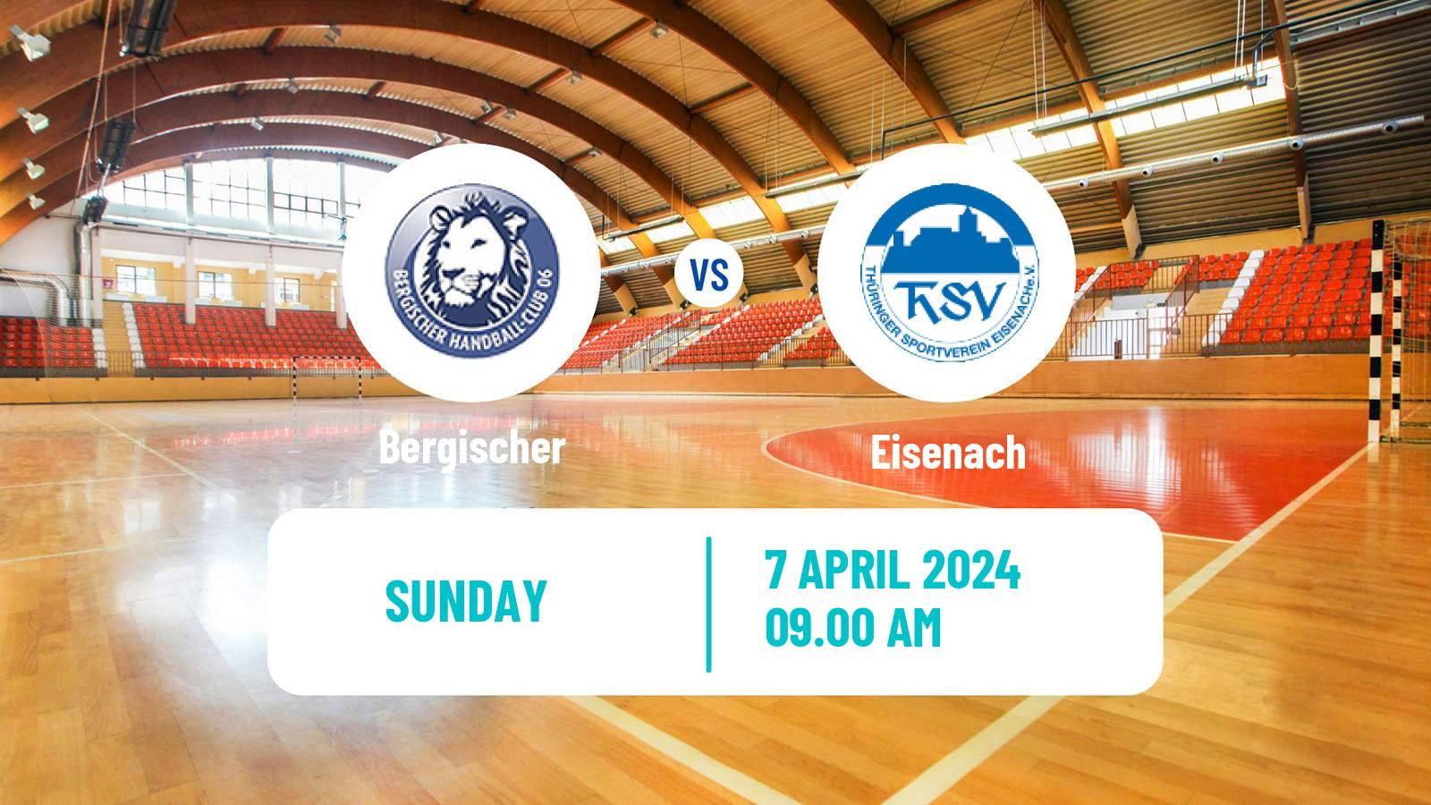 Handball German Bundesliga Handball Bergischer - Eisenach