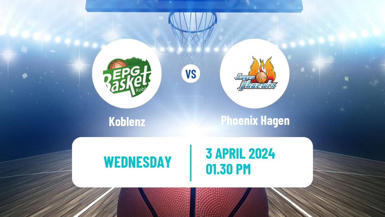 Basketball German Pro A Basketball Koblenz - Phoenix Hagen