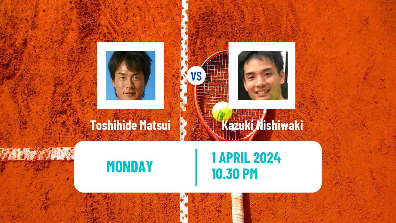 Tennis ITF M15 Kashiwa Men Toshihide Matsui - Kazuki Nishiwaki