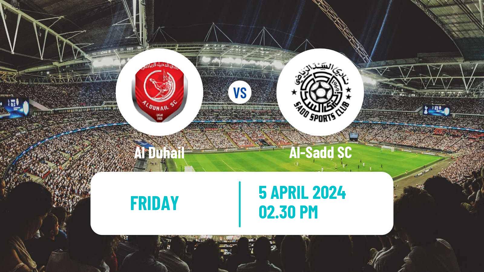 Soccer Qatar QSL Al Duhail - Al-Sadd