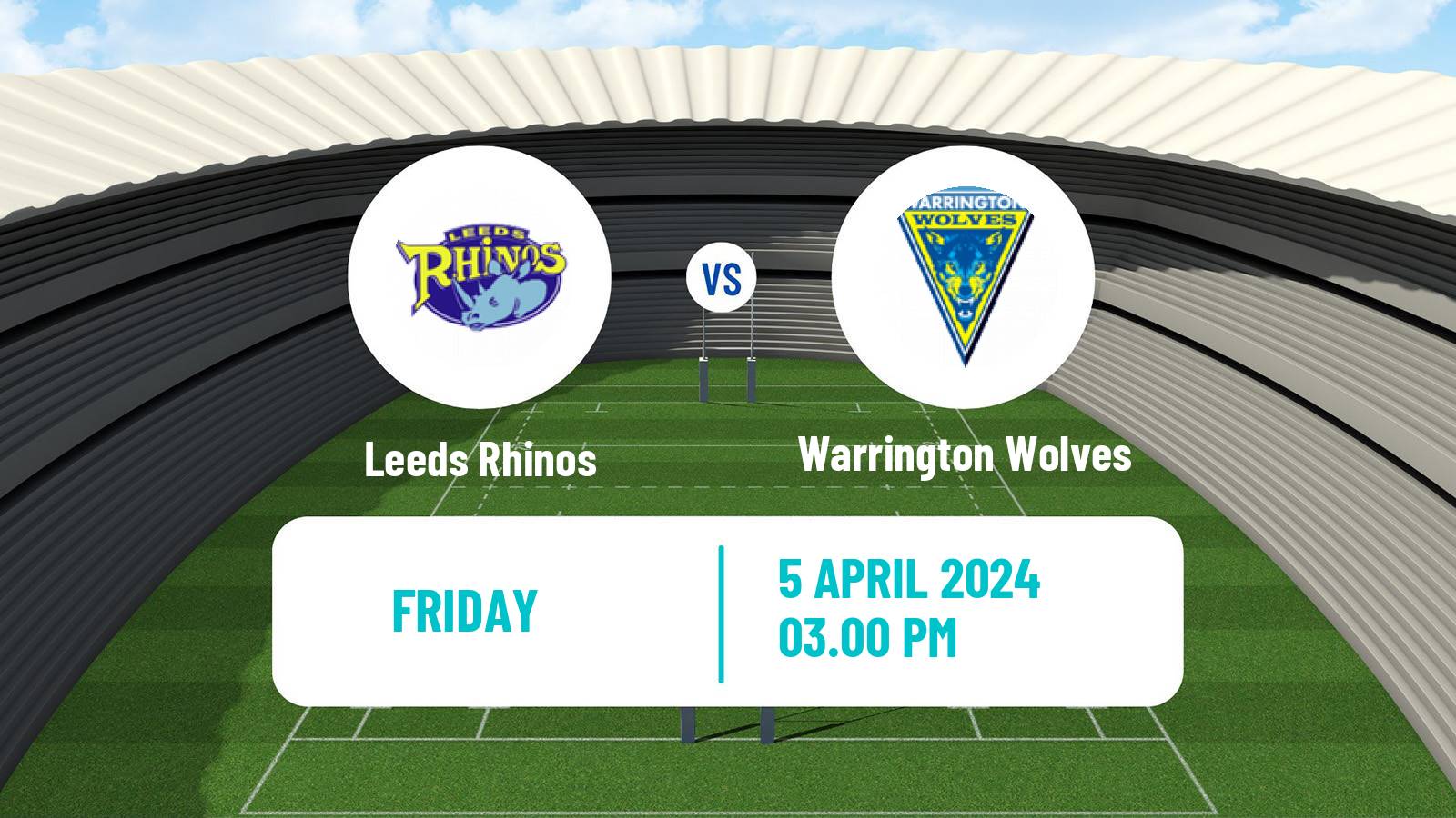 Rugby league Super League Rugby Leeds Rhinos - Warrington Wolves