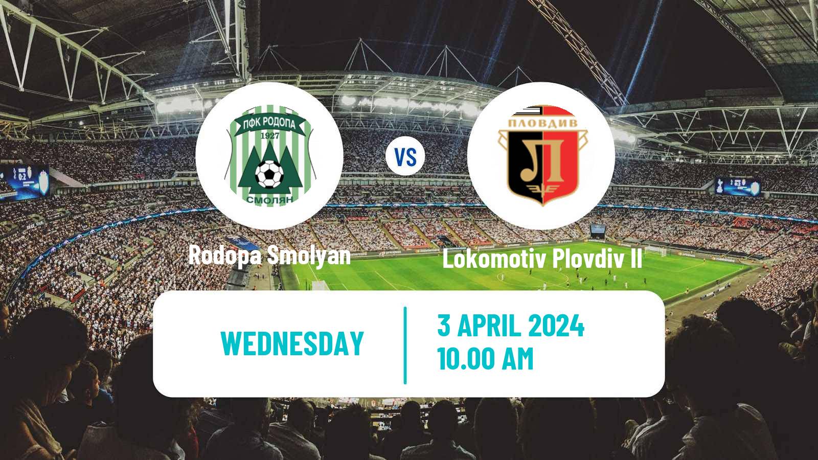 Soccer Bulgarian Third League - South-East Rodopa Smolyan - Lokomotiv Plovdiv II
