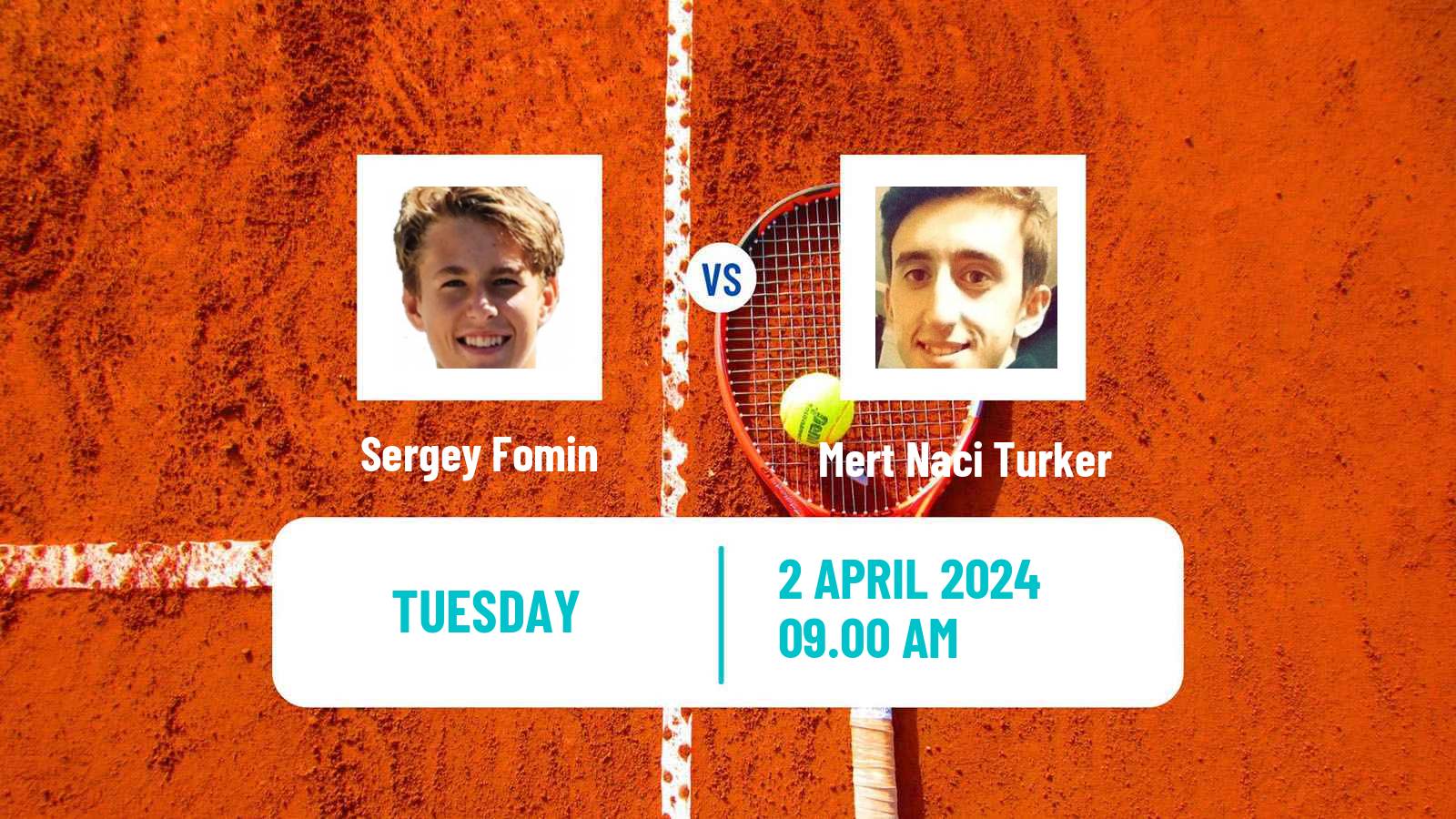 Tennis ITF M15 Antalya 37 Men Sergey Fomin - Mert Naci Turker