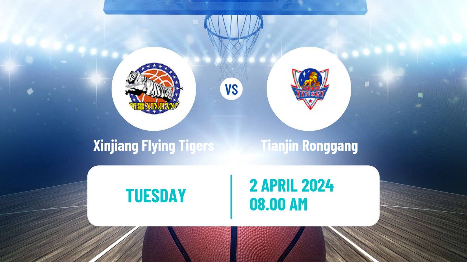 Basketball CBA Xinjiang Flying Tigers - Tianjin Ronggang