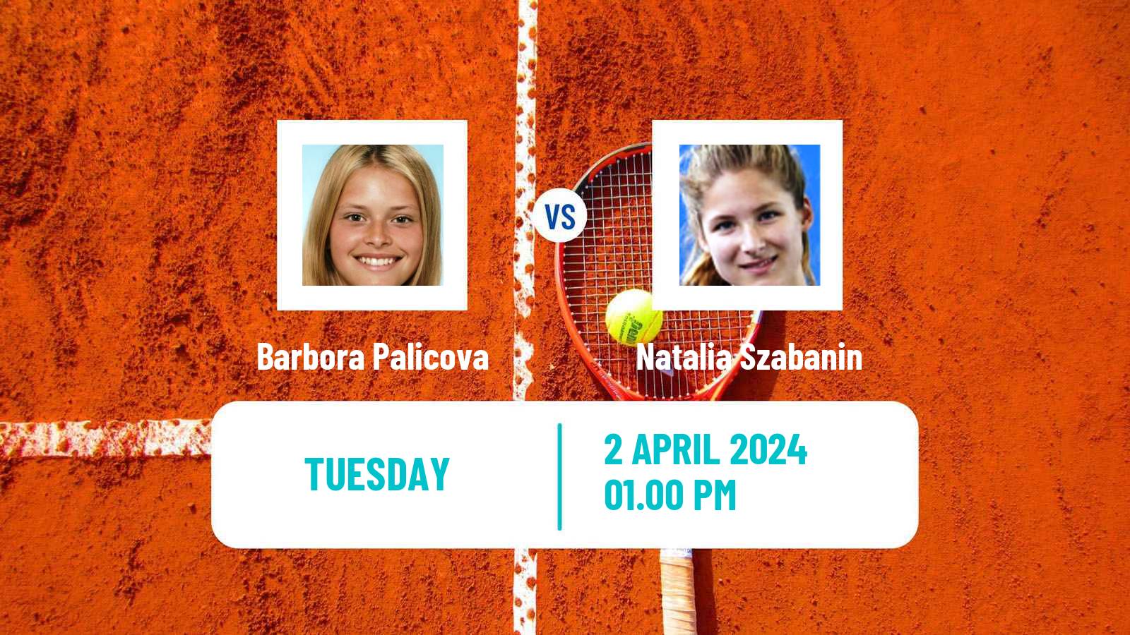 Tennis ITF W75 Split Women Barbora Palicova - Natalia Szabanin