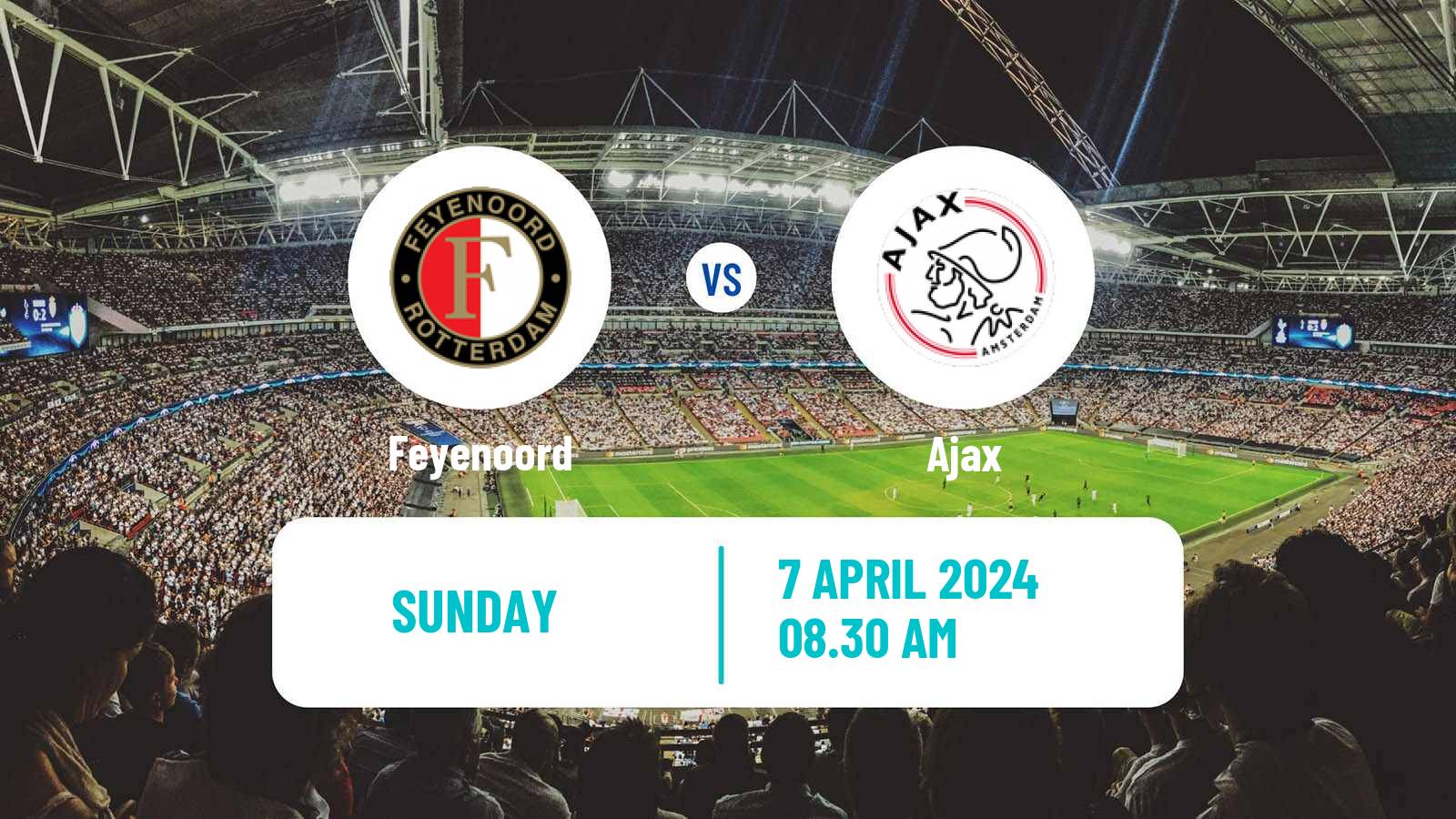 Soccer Dutch Eredivisie Feyenoord - Ajax