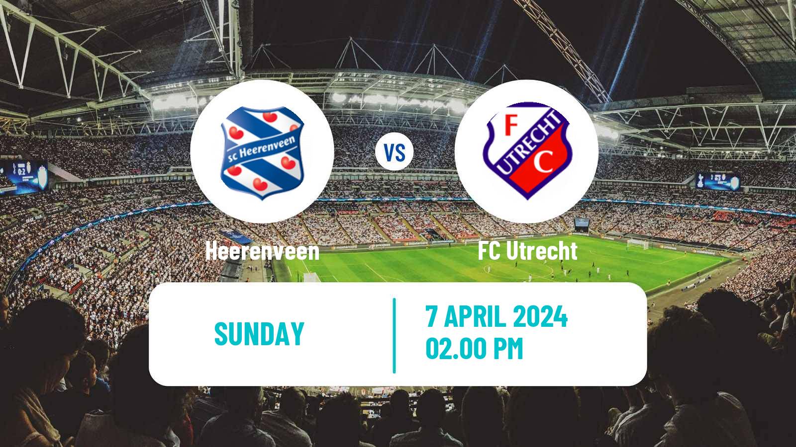Soccer Dutch Eredivisie Heerenveen - Utrecht
