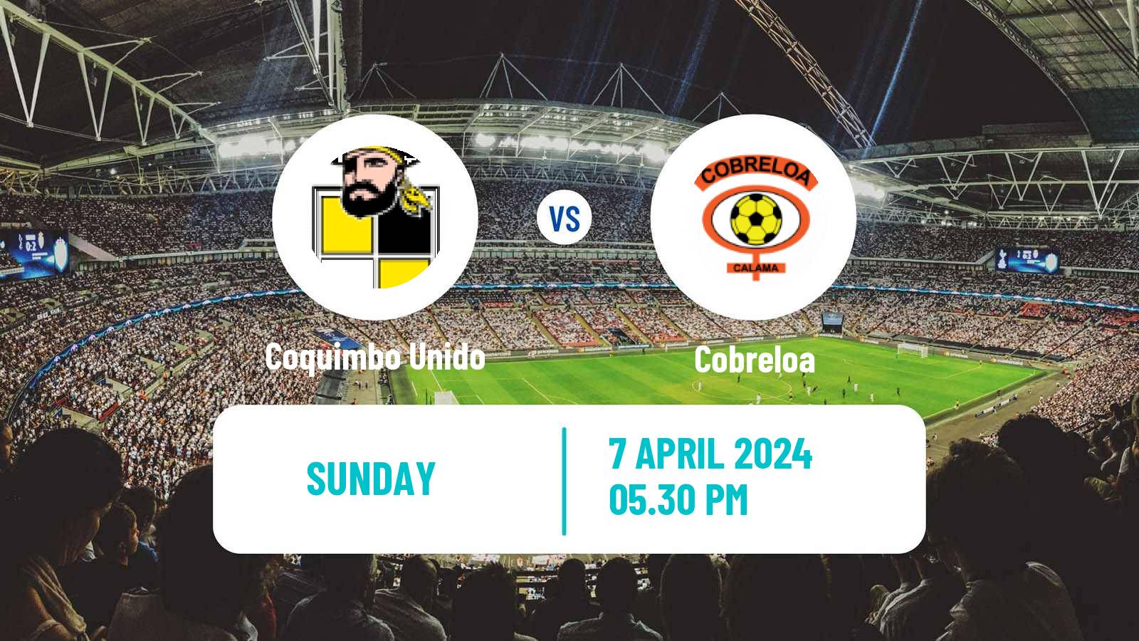 Soccer Chilean Primera Division Coquimbo Unido - Cobreloa