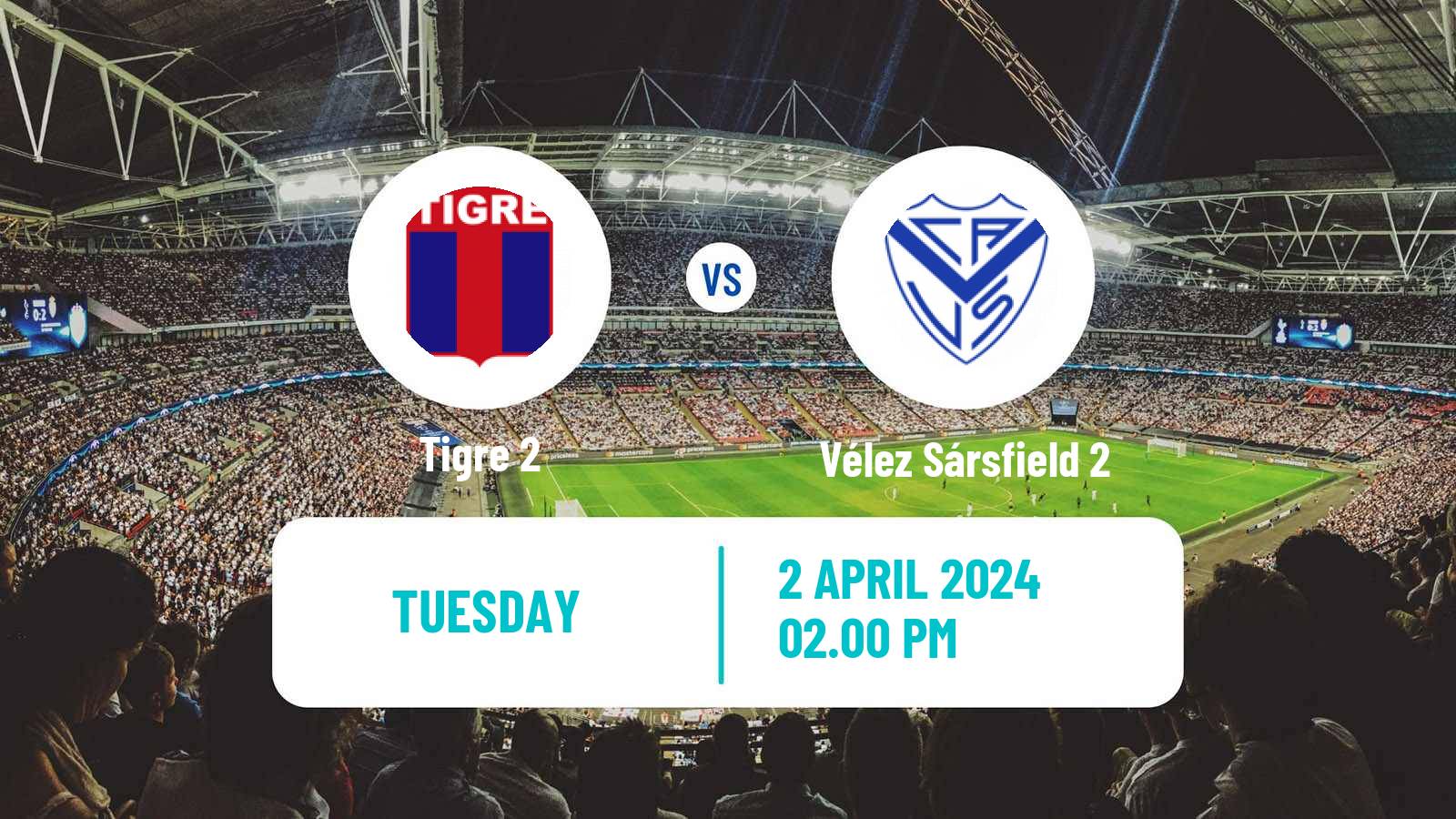 Soccer Argentinian Reserve League Tigre 2 - Vélez Sársfield 2