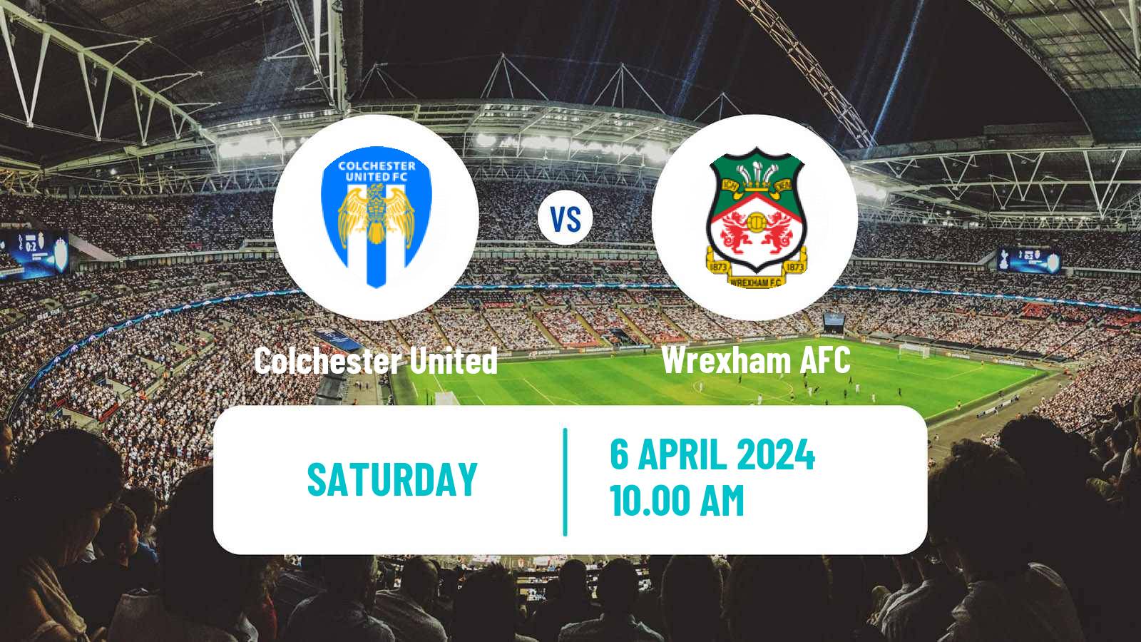Soccer English League Two Colchester United - Wrexham