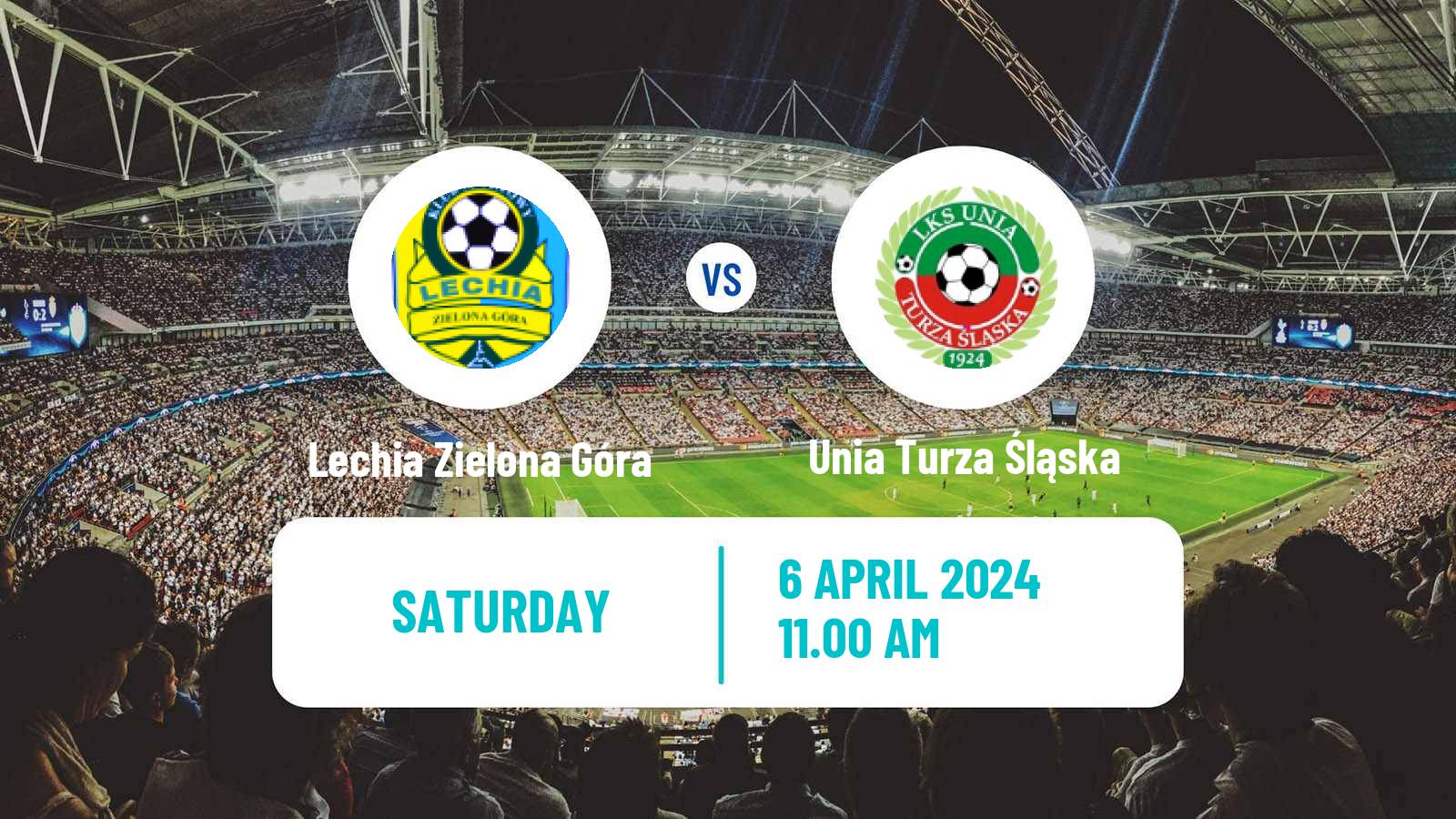 Soccer Polish Division 3 - Group III Lechia Zielona Góra - Unia Turza Śląska