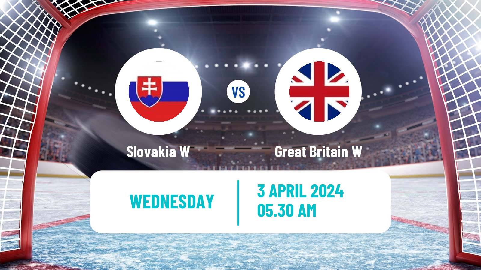 Hockey IIHF World Championship IB Women Slovakia W - Great Britain W