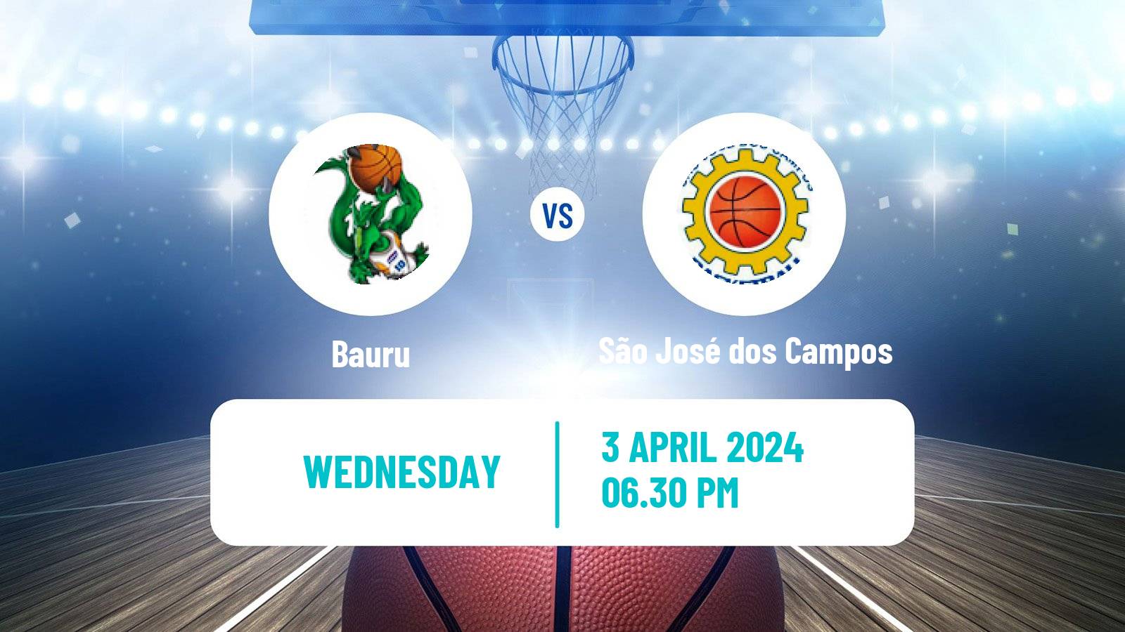 Basketball Brazilian NBB Bauru - São José dos Campos