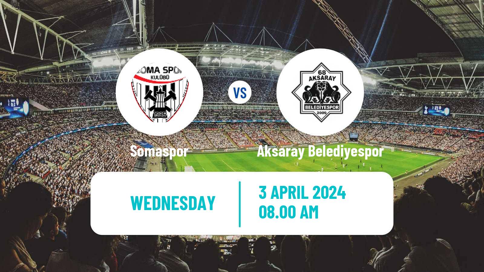 Soccer Turkish Second League Red Group Somaspor - Aksaray Belediyespor