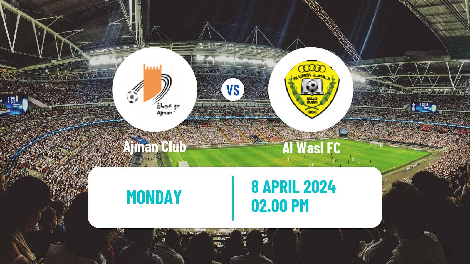 Soccer UAE Football League Ajman Club - Al Wasl