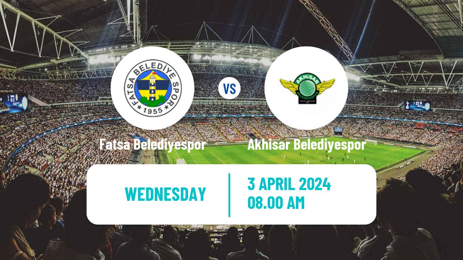 Soccer Turkish 3 Lig Group 3 Fatsa Belediyespor - Akhisar Belediyespor