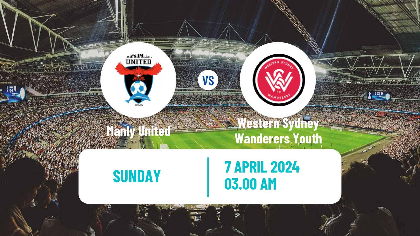 Soccer Australian NPL NSW Manly United - Western Sydney Wanderers Youth