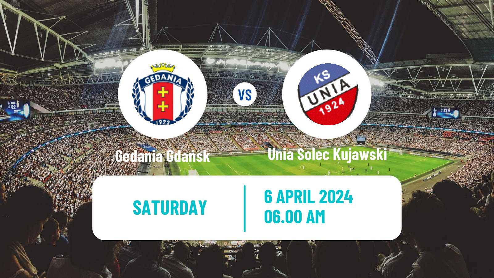 Soccer Polish Division 3 - Group II Gedania Gdańsk - Unia Solec Kujawski