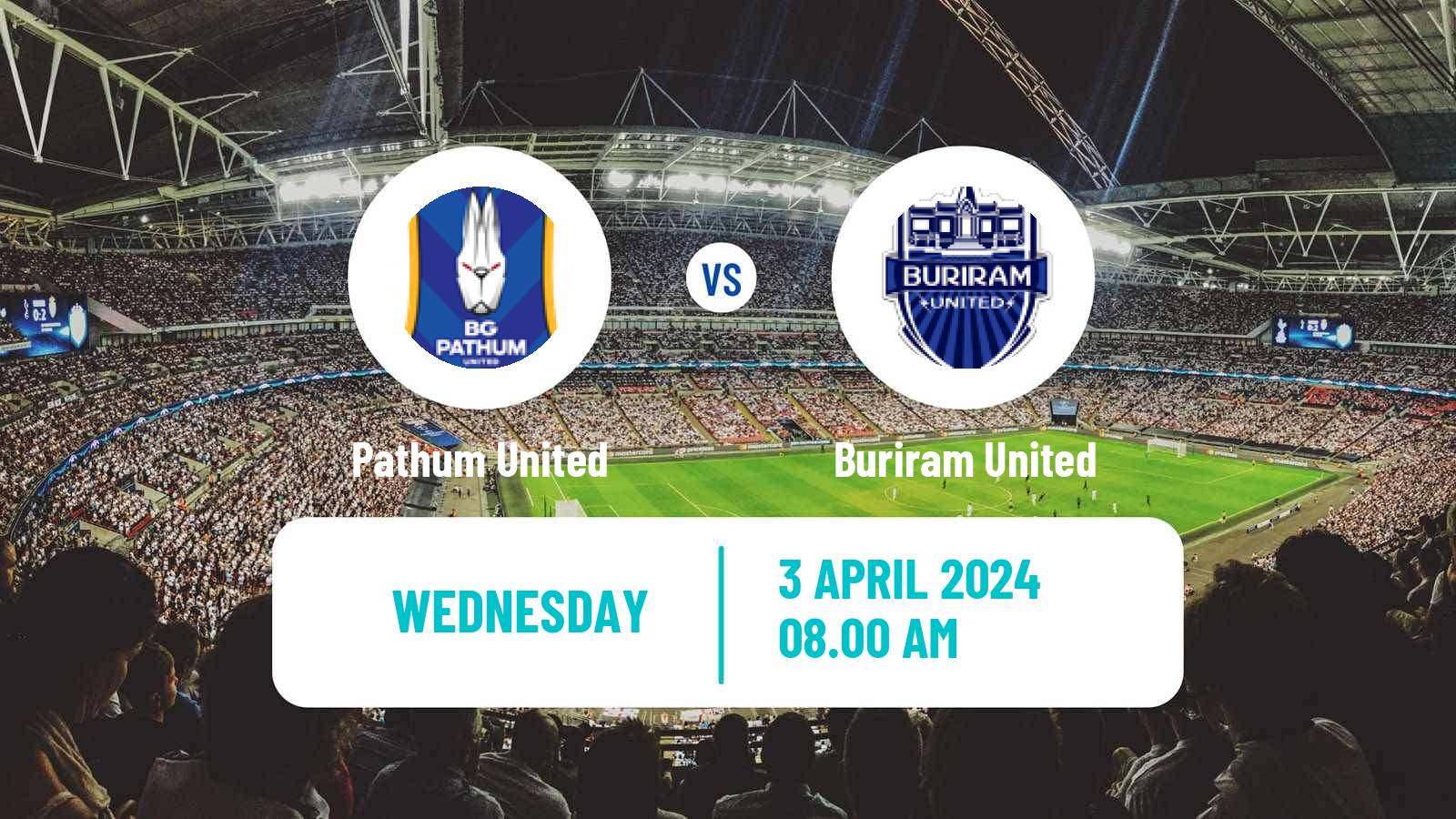 Soccer Thai League 1 Pathum United - Buriram United