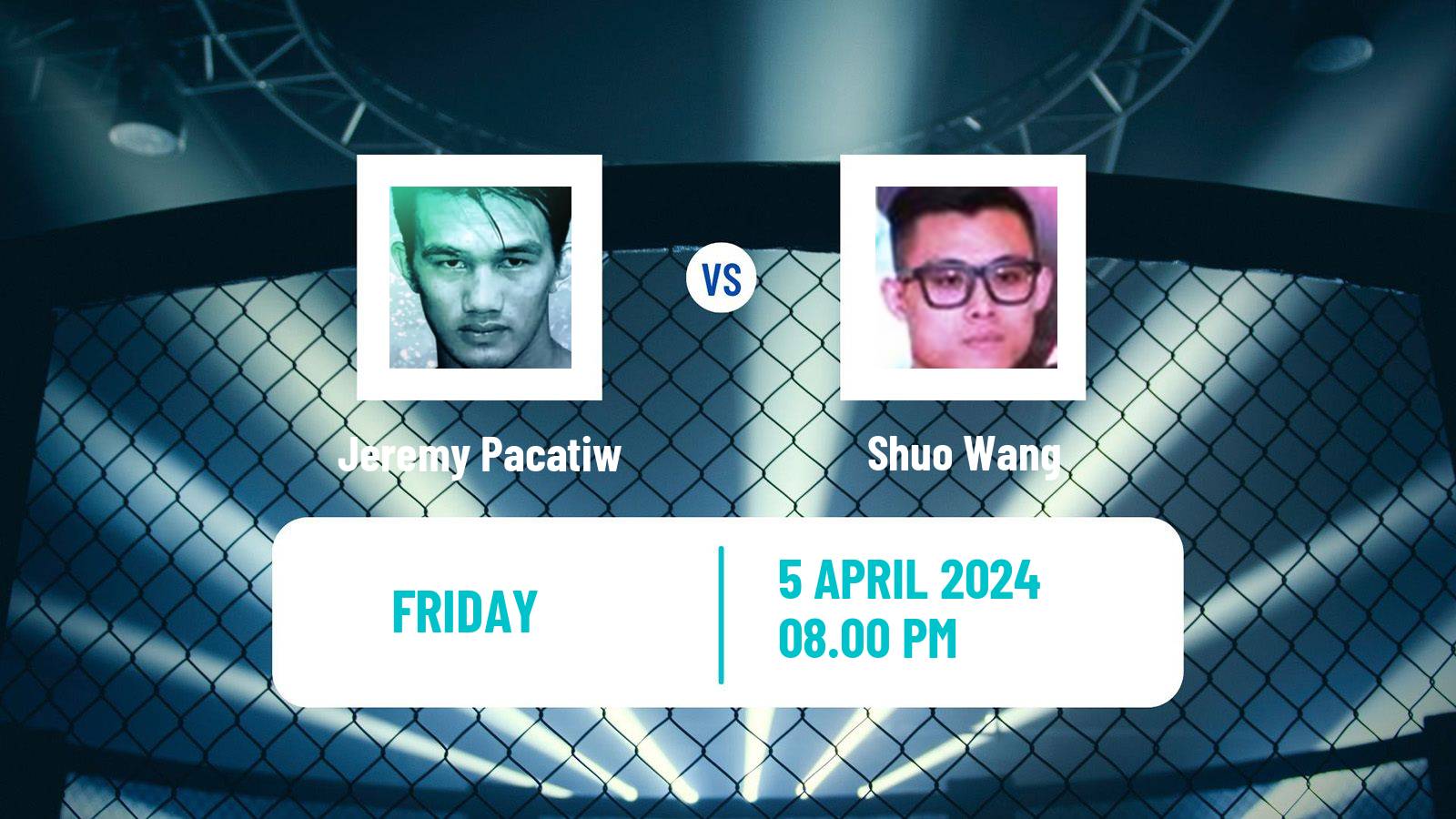 MMA Bantamweight One Championship Men Jeremy Pacatiw - Shuo Wang