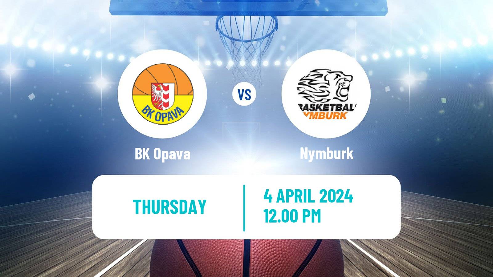 Basketball Czech NBL Opava - Nymburk