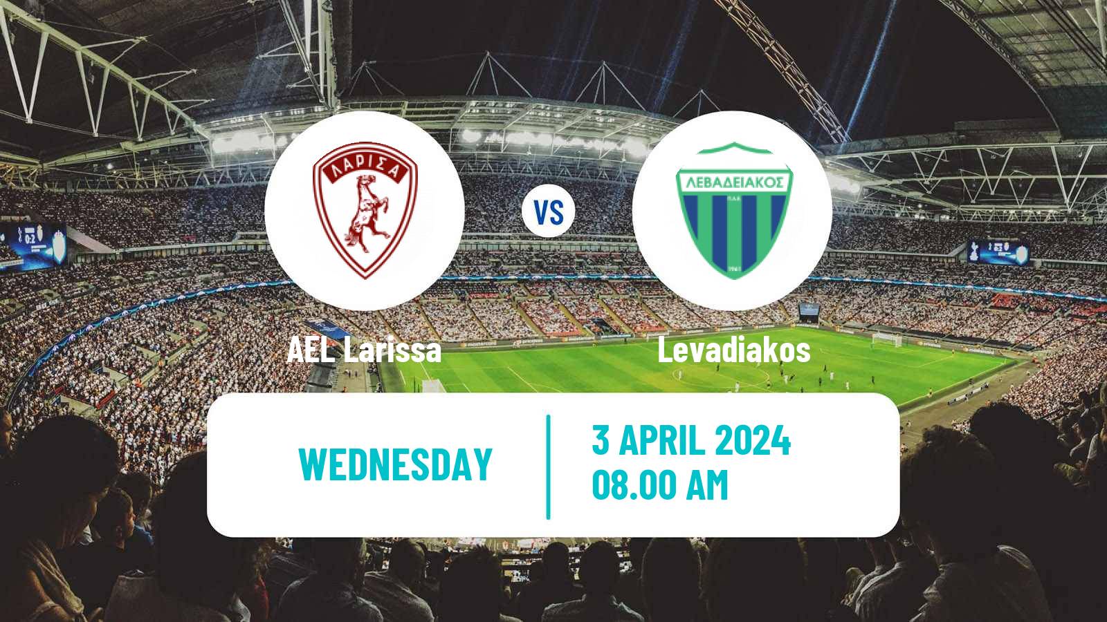 Soccer Greek Super League 2 AEL Larissa - Levadiakos