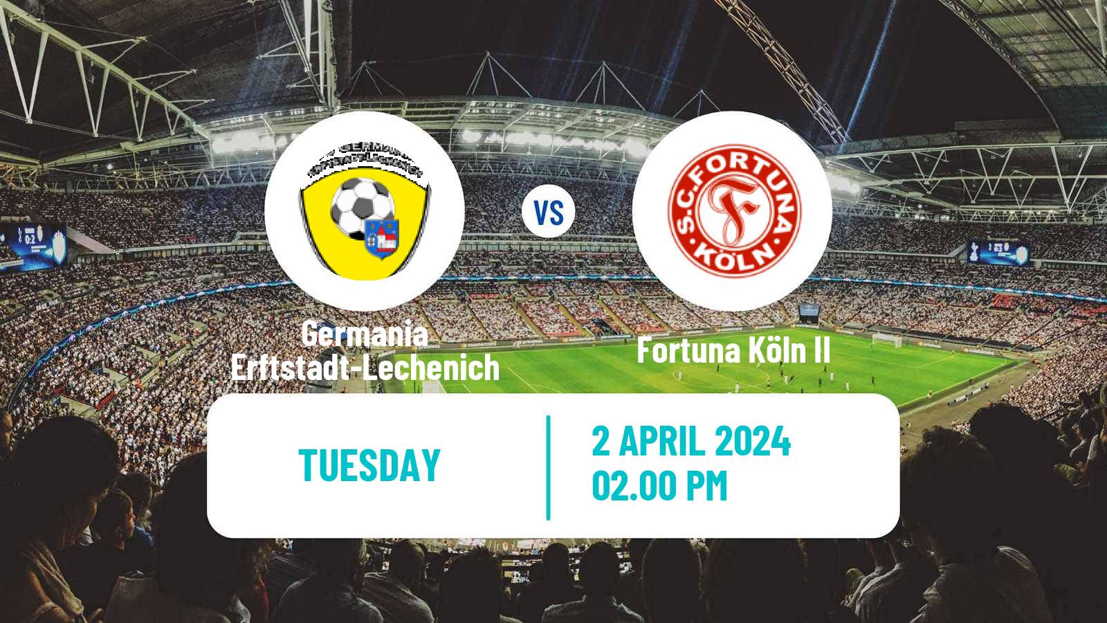 Soccer Club Friendly Germania Erftstadt-Lechenich - Fortuna Köln II
