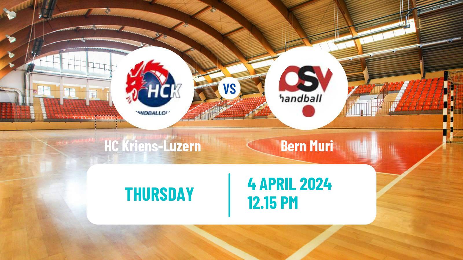 Handball Swiss NLA Handball HC Kriens-Luzern - Bern Muri