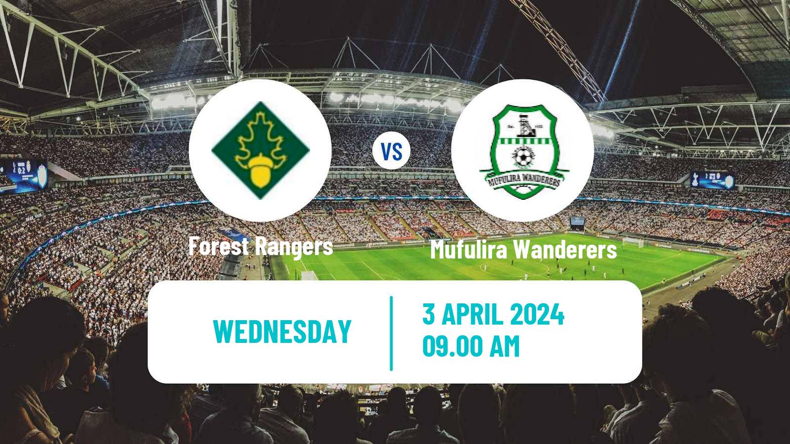Soccer Zambian Premier League Forest Rangers - Mufulira Wanderers