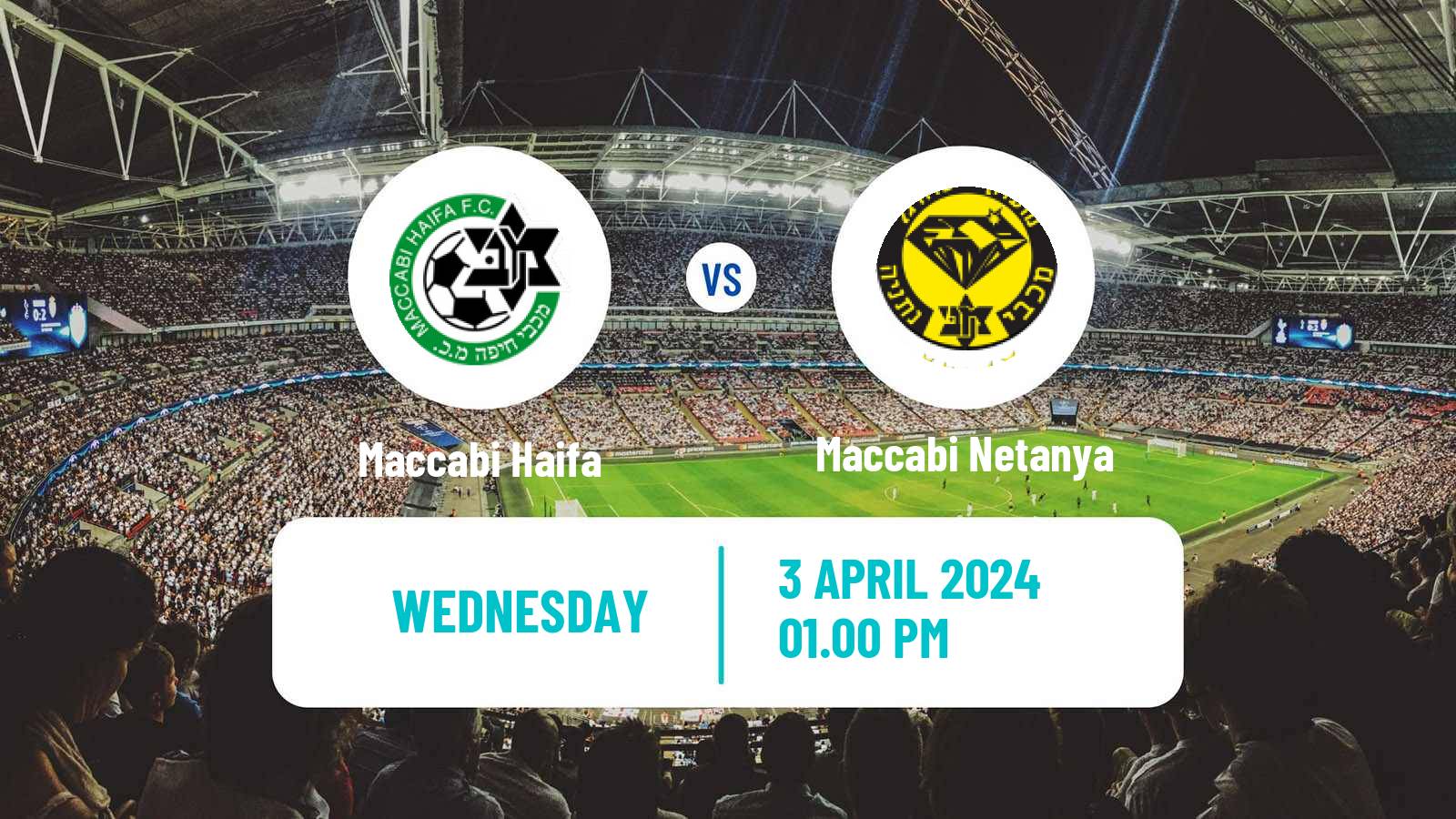 Soccer Israeli State Cup Maccabi Haifa - Maccabi Netanya