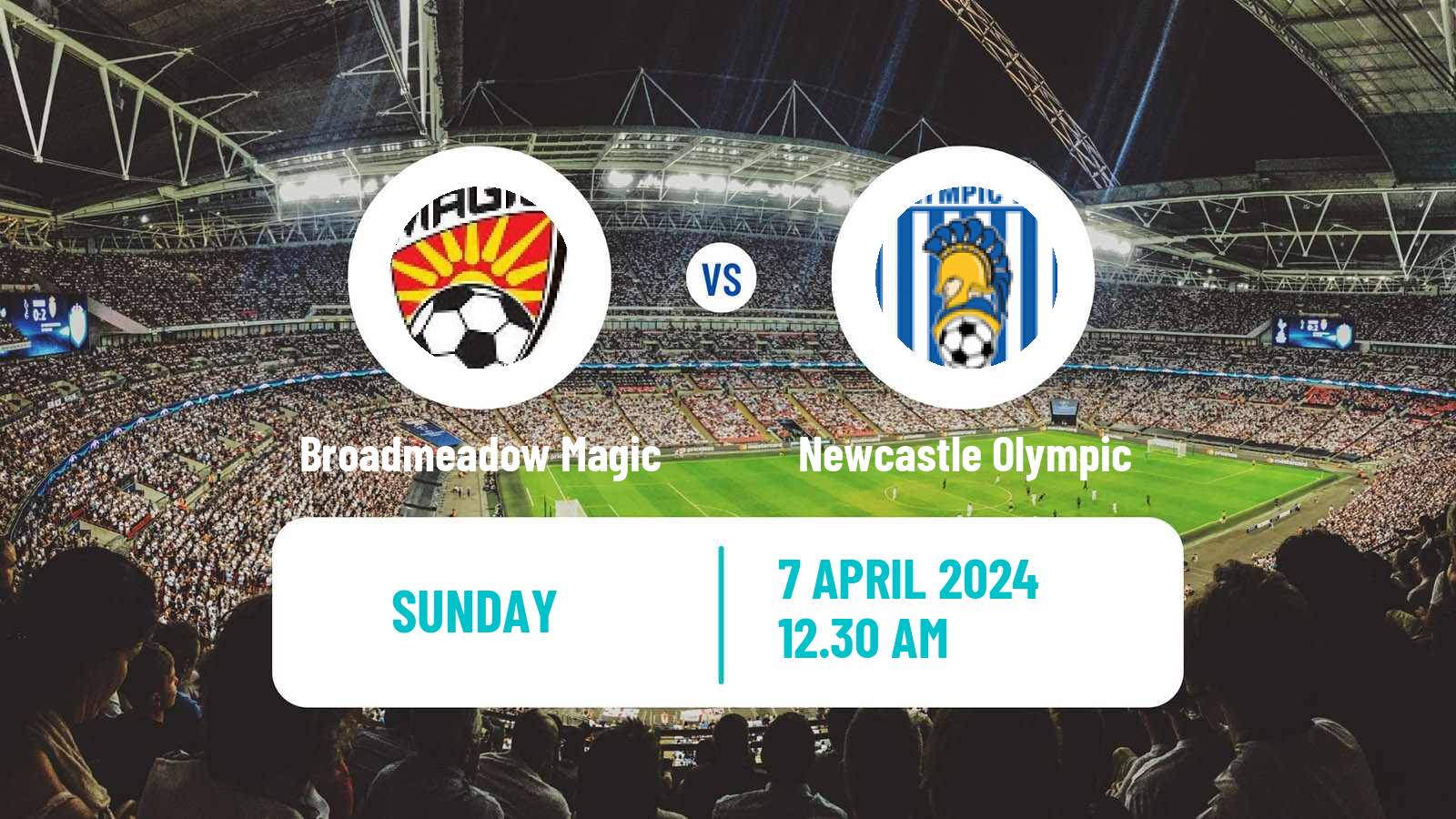 Soccer Australian NPL Northern NSW Broadmeadow Magic - Newcastle Olympic