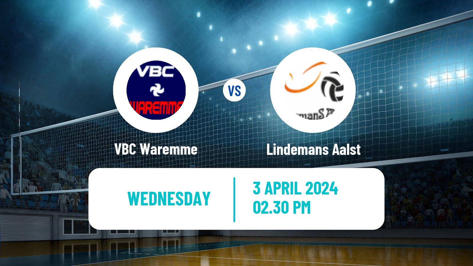 Volleyball Belgian League Volleyball Waremme - Lindemans Aalst