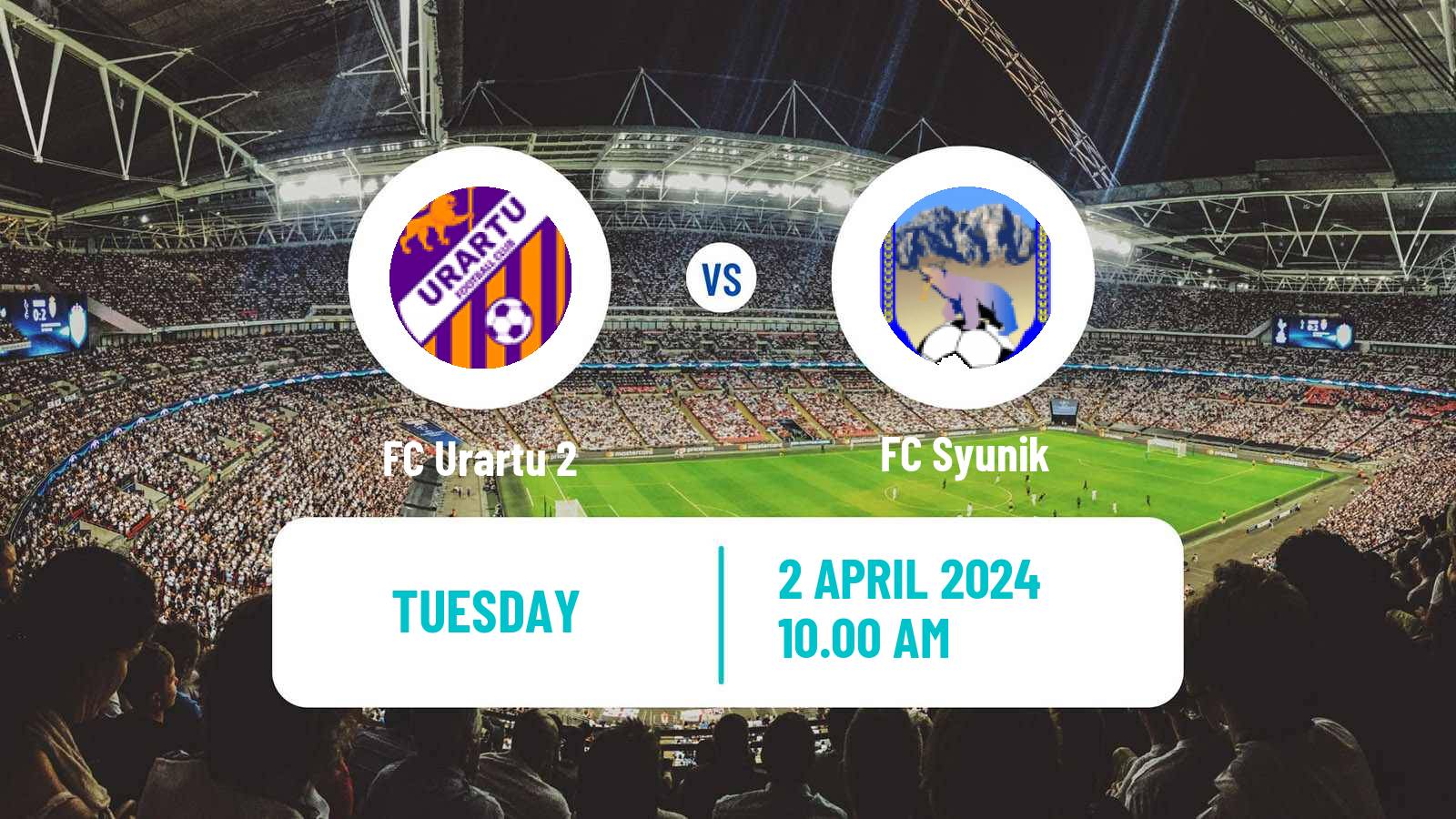 Soccer Armenian First League Urartu 2 - Syunik