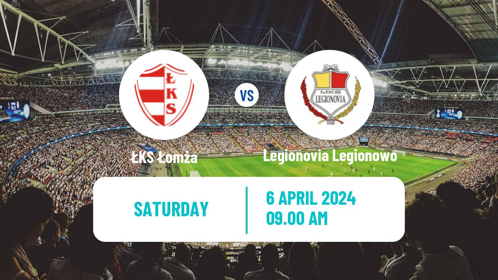 Soccer Polish Division 3 - Group I ŁKS Łomża - Legionovia Legionowo