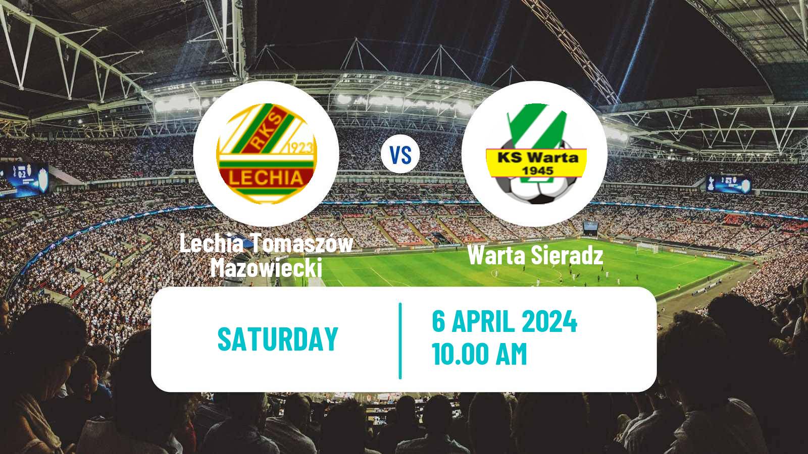 Soccer Polish Division 3 - Group I Lechia Tomaszów Mazowiecki - Warta Sieradz