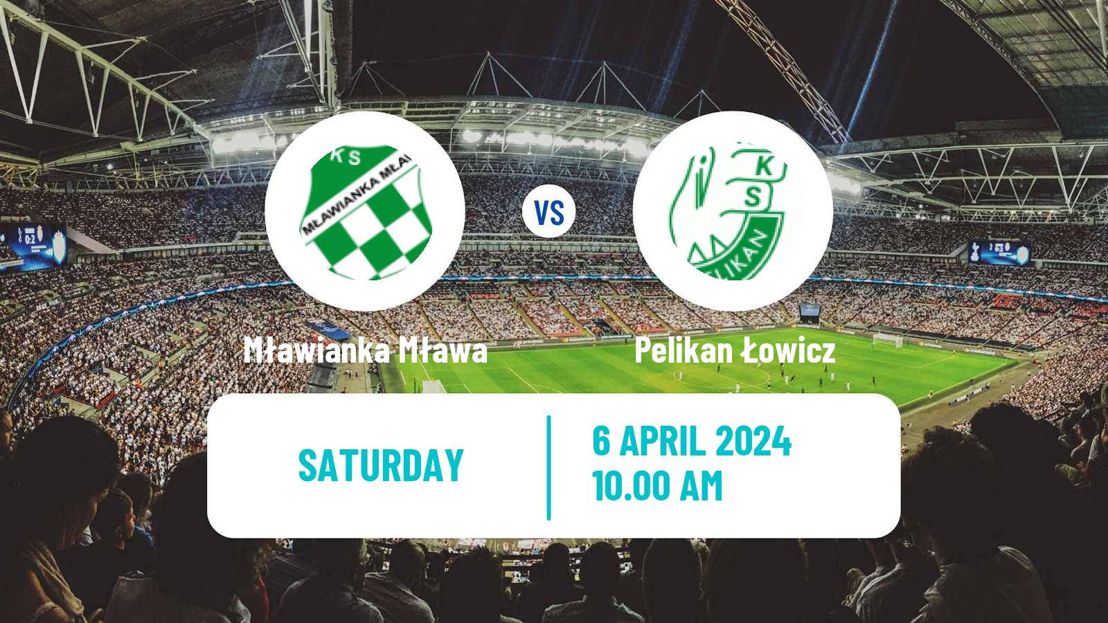Soccer Polish Division 3 - Group I Mławianka Mława - Pelikan Łowicz